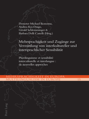 cover image of Mehrsprachigkeit und Zugaenge zur Vermittlung von interkultureller und intersprachlicher Sensibilitaet